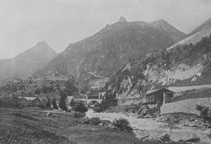 La Ligne du Gothard près de Wassen (photo n/b) - Swiss Photographer