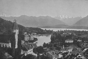 Thoune, le Lac et les Alpes - Swiss Photographer