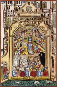Un sermon de Saint Augustin, vers 1494-5