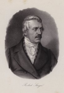 Jakob Robert Steiger, politicien suisse et président du Conseil national suisse (gravure) - Swiss School