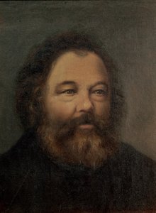 Portrait de Mikhaïl Aleksandrovitch Bakounine (1814-1876) c.1865 - Swiss School