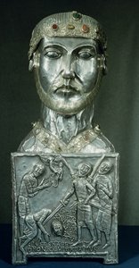 Tête reliquaire de Saint Candidus, vers 1165