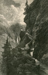 Scène dans le col de Rawyl, près d