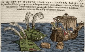 Monstres marins, illustration de 