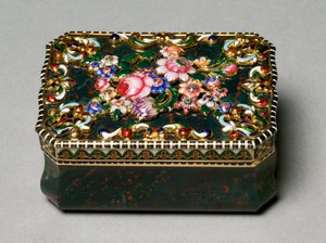 Boîte à tabac, attribuée à une miniature peinte par Jean-Louis Richter - Swiss School