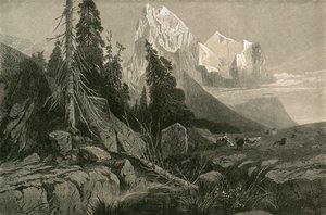 Le Wellhorn et le Wetterhorn - Swiss School