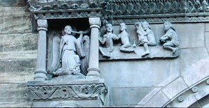 Les morts quittant leurs tombes alors qu