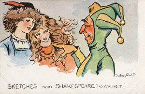 Scène de la pièce de Shakespeare Comme il vous plaira