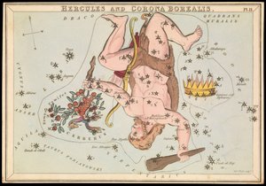 Hercule et la Couronne Boréale, vers 1825