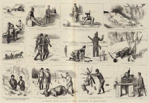 Chasse pour un dîner de Noël au Manitoba