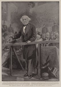 Une question arménienne, M. Gladstone parlant à la réunion de la ville à Liverpool