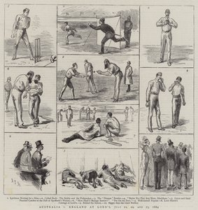 Australie contre Angleterre à Lord