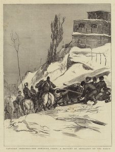 Esquisses canadiennes, la force dominion, une batterie d
