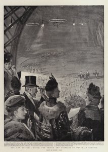 Pour les navires-hôpitaux, le prince et la princesse de Galles à Olympia - Sydney Prior Hall