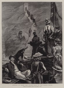 Débarquement à Herm, la route de l