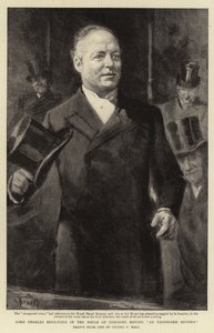 Lord Charles Beresford à la Chambre des communes proposant un retour sans opposition - Sydney Prior Hall