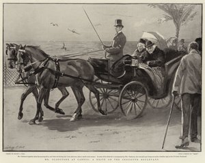 M. Gladstone à Cannes, une promenade sur le boulevard de la Croisette - Sydney Prior Hall