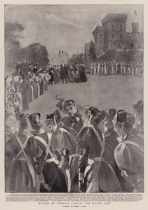 Infirmières au château de Windsor, le défilé