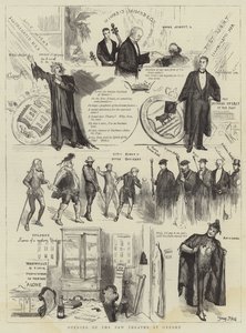 Ouverture du nouveau théâtre à Oxford - Sydney Prior Hall