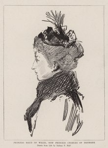 Princesse Maud de Galles, maintenant Princesse Charles de Danemark