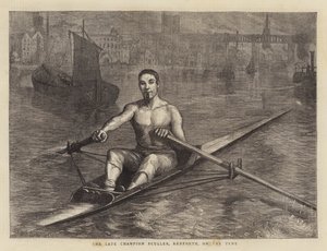 Le défunt champion rameur, Renforth, sur la Tyne