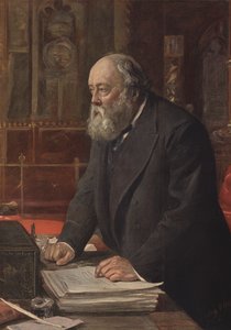 Le marquis de Salisbury parlant à la Chambre des Lords - Sydney Prior Hall