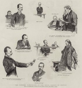 La commission Parnell aux Royal Courts of Justice - Sydney Prior Hall