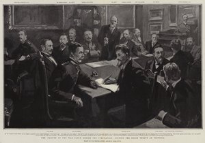 Le Passage du Nuage de Guerre avant le Couronnement, signature du Traité de Paix à Pretoria