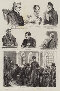 Le président et quelques témoins paysans pour The Times - Sydney Prior Hall