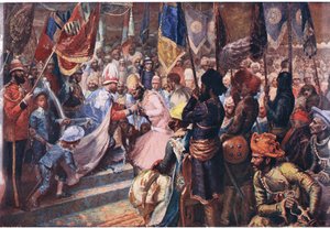 Le Prince de Galles en Inde, illustration de l