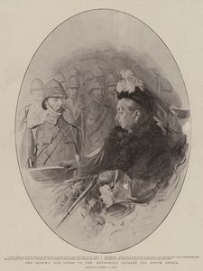 Le Bon Voyage de la Reine à la Cavalerie de la Maison pour l