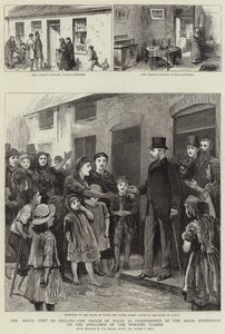 La visite royale en Irlande, le prince de Galles en tant que commissaire de la Commission royale sur les habitations des classes ouvrières - Sydney Prior Hall