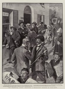 La crise du Transvaal, siège d