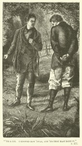 Illustration pour Tom Brown à Oxford par Thomas Hughes - Sydney Prior after Hall