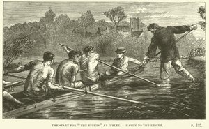Illustration pour Tom Brown à Oxford par Thomas Hughes - Sydney Prior after Hall