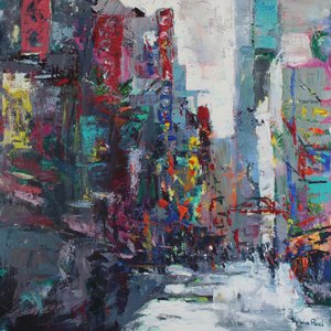Rue de Tokyo, 2024 (acrylique)