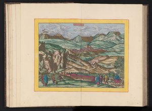 Vue sur Alhama de Granada - Symon Novelanus (possibly)