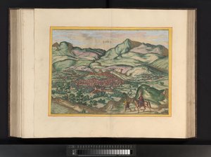 Vue de la ville de Málaga - Symon Novelanus (possibly)