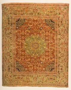 Tapis médaillon de Damas