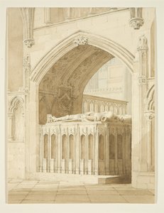 Tombe de Robert Fitzharding, mort en 1170, dans la Cathédrale de Bristol