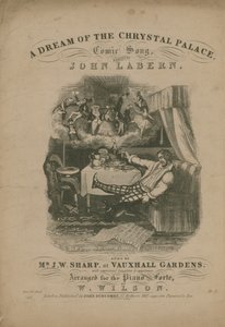 Un rêve du Crystal Palace, une chanson comique de John La Bern - T. Hampson Jones