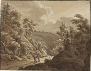 Route à travers les bois près de Kresselbach - T. Lamey