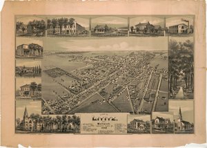 Vue de Lititz et Warwick, comté de Lancaster, Pa. : 1887 - T. M. Fowler