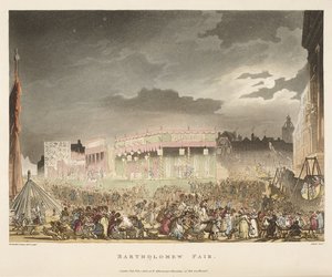 La Foire de Bartholomew - T. & Pugin A.C. (1762 1832) (after) Rowlandson