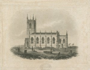 Église de Stoke-upon-Trent [Nouvelle] : gravure sur acier (vignette)