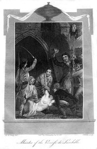 Meurtre de la Princesse de Lamballe, 1816 - T. Wallis