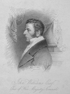 John Williams, Esq., un des conseillers de Sa Majesté, vers 1820 - T. Wright