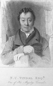 N. C. Tindal, Esq., Un des conseillers de Sa Majesté, vers 1820 - T. Wright