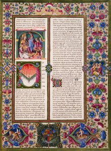 Le Livre de la Sagesse, du Volume I de la Bible de Borso d