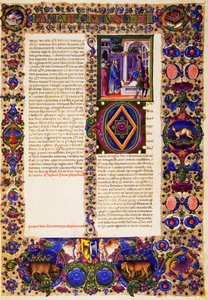 Le deuxième Livre des Chroniques, du Volume I de la Bible de Borso d